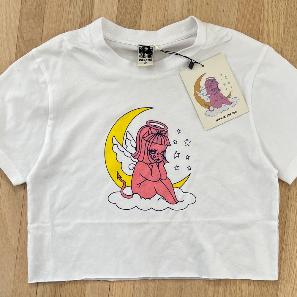 Valfre Angel Graphic Crop Tee